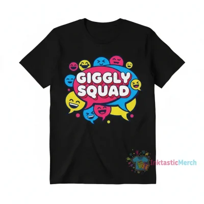 Giggly Squad Podcast Bubble T-Shirt
