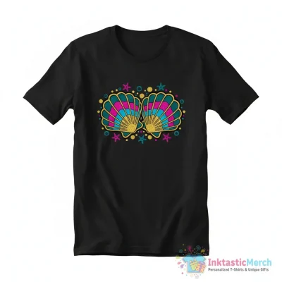 Gold Mermaid Shell Bra Essential T-Shirt