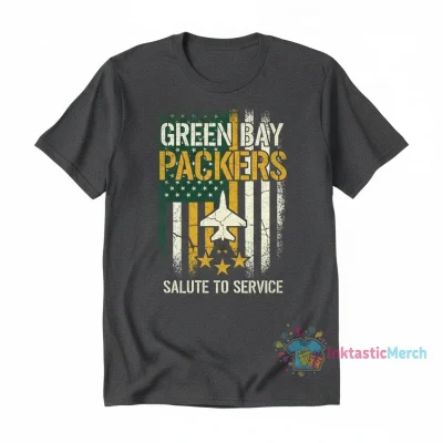 Green Bay Packers Salute to Service Football T-Shirt