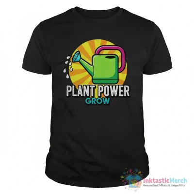 "Green plastic watering can" Essential T-Shirt for Sale by theasim - High Quality Printed T-Shirt