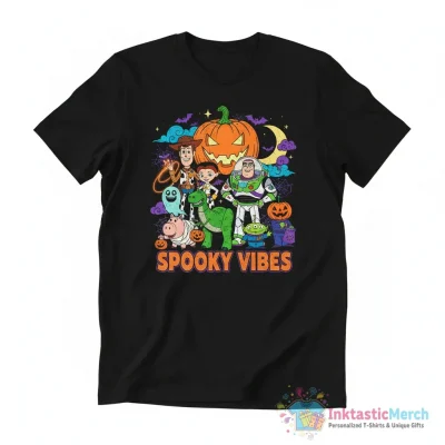 Halloween Toy Story characters Spooky Vibes Halloween shirt - High Quality Printed T-Shirt