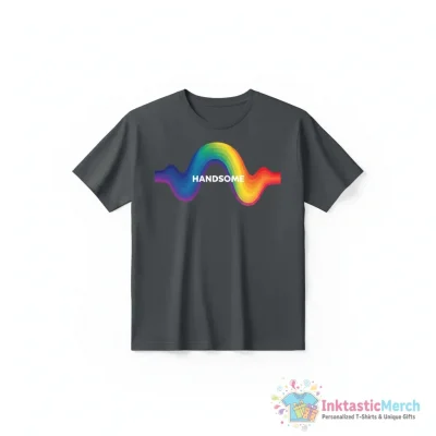Handsome Podcast Rainbow Shirt - High Quality Printed T-Shirt