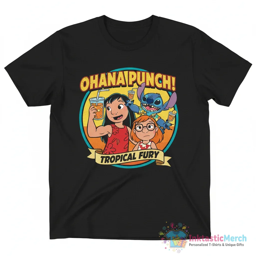 Hawaiian Punch Parody Lilo & Myrtle Cartoon shirt 1 Hawaiian Punch Parody Lilo & Myrtle Cartoon shirt - High Quality Printed T-Shirt