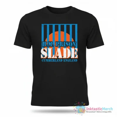 "H.M. Prison Slade" Essential T-Shirt for Sale by trev4000 - High Quality Printed T-Shirt
