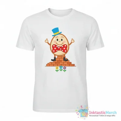 Humpty Dumpty Sat On A Wall Cute Kids Nursery Rhyme Character Essential T-Shirt