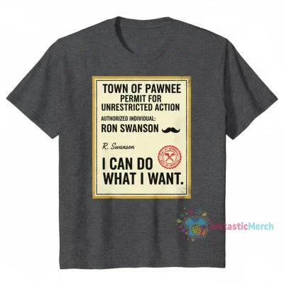 I Can Do What I Want. Ron Swanson's Permit" Essential T-Shirt