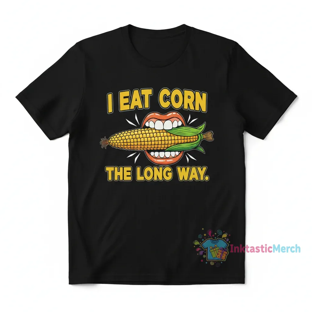 I eat corn the long way funny shirt 1 I eat corn the long way funny shirt