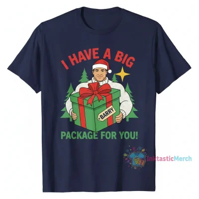 Barry Wood Christmas Shirt: Big Package Edition
