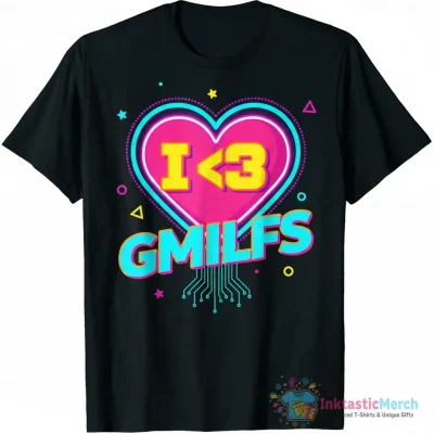 "I Heart GMILFS" Essential T-Shirt for Sale by creepyjoe - High Quality Printed T-Shirt
