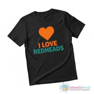 "I heart (love) redheads" Essential T-Shirt for Sale by Orangutan - High Quality Printed T-Shirt