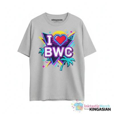 "I Love BWC" Oversized T-Shirt by KingAsian - High Quality Printed T-Shirt