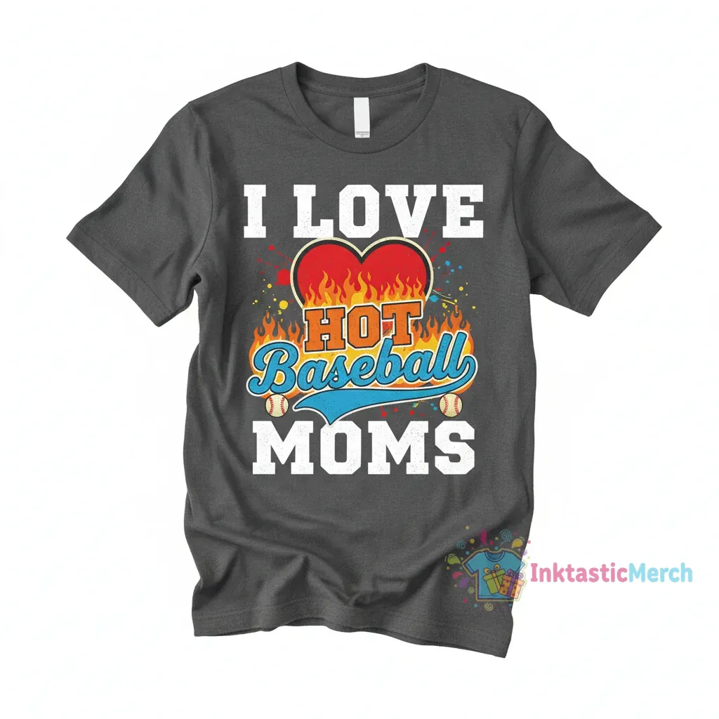 I Love Hot Baseball Moms" Essential T-Shirt 1 I Love Hot Baseball Moms" Essential T-Shirt