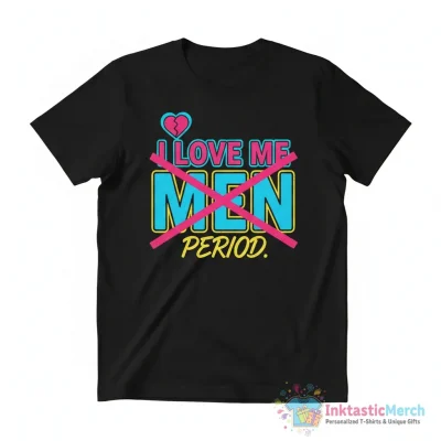 I love men, I love me, men crossed out Essential T-Shirt