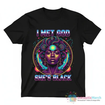 I Met God She's Black Essential T-Shirt