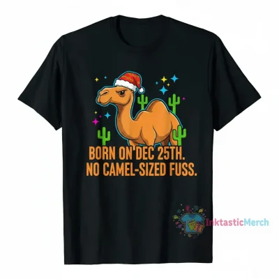 I Was Born On Dec 25th Ugly Christmas Sweater - Funny Birthday Sayings