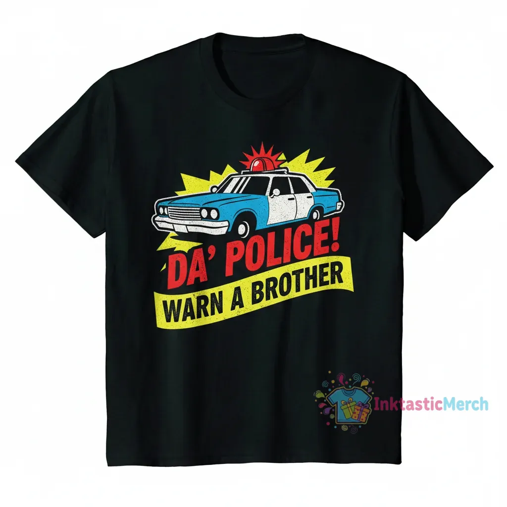 If You See Da' Police Warn a Brother T-Shirt 1 If You See Da' Police Warn a Brother T-Shirt