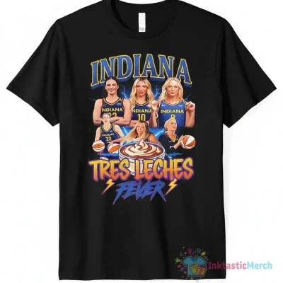 Indiana Fever Tres Leches 90s Retro Bootleg T-Shirt