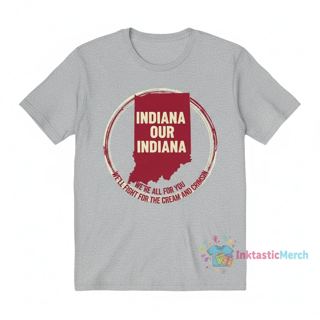 Indiana Hoosiers Our Indiana Lyrics Shirt 1 Indiana Hoosiers Our Indiana Lyrics Shirt