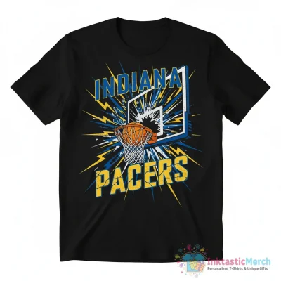 Indiana Pacers basketball broken glass shirt - High Quality Printed T-Shirt