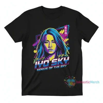 Iyo Sky WWE Superstar Pro wrestler signature shirt