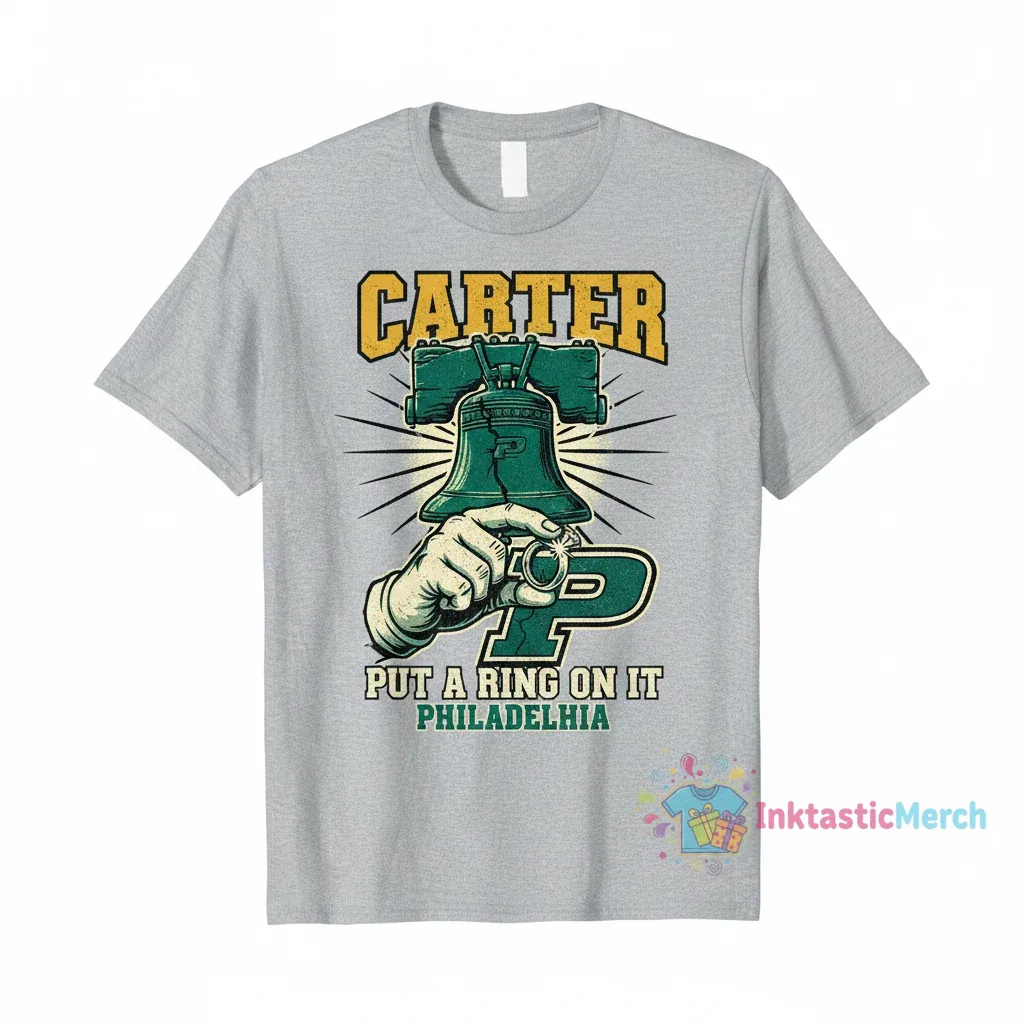 Jalen Carter 'Put a Ring On It' Philadelphia Fan Tee 1 Jalen Carter 'Put a Ring On It' Philadelphia Fan Tee