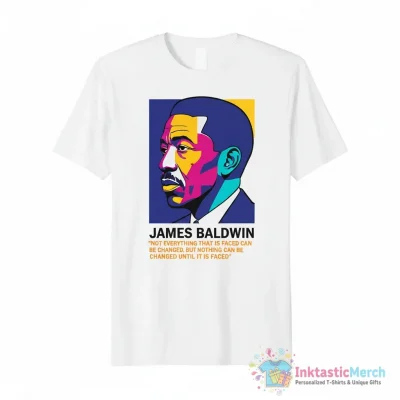 James Baldwin Shirt - High Quality Printed T-Shirt