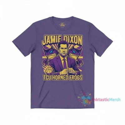 Jamie Dixon TCU Horned Frogs Graphic T-Shirt | Fan Apparel