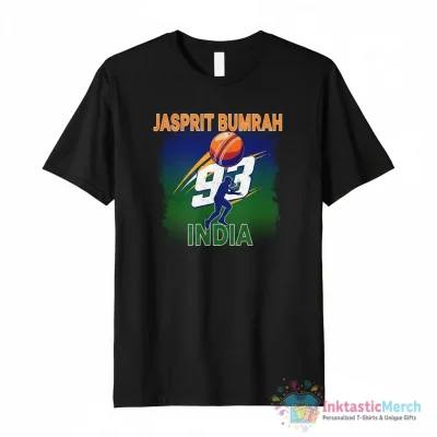 "Jasprit Bumrah | 93 | Indian Cricket Jersey" Essential T-Shirt for Sale by championwarrior - High Quality Printed T-Shirt
