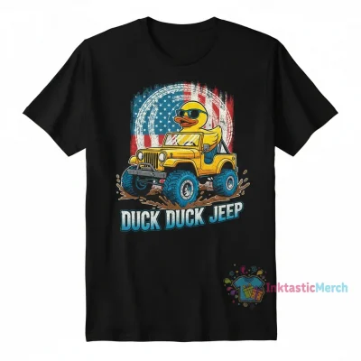 Jeep Duck Jeep America Flag Tee