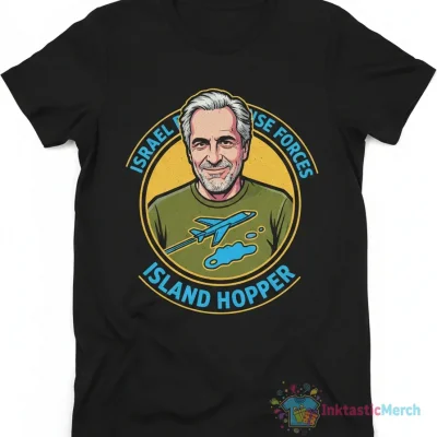 Jeffrey Epstein wearing Israel Defense Forces shirt