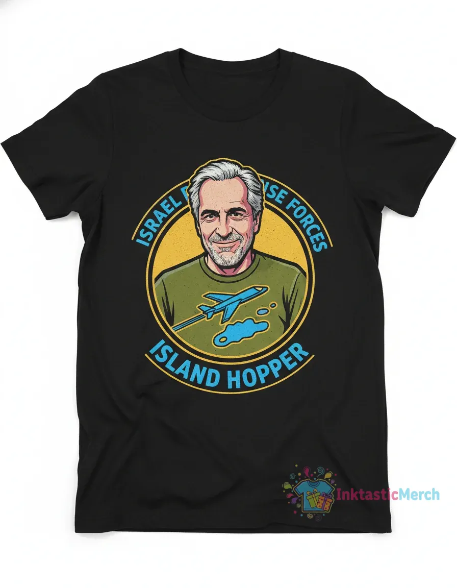 Jeffrey Epstein wearing Israel Defense Forces shirt 1 Jeffrey Epstein wearing Israel Defense Forces shirt