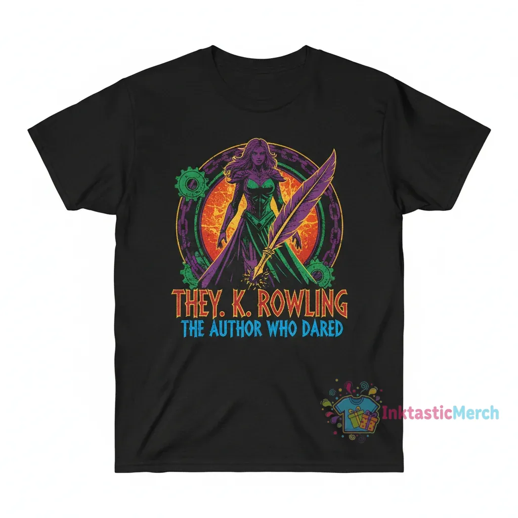 JK Rowling They K Rowling T-Shirt 1 JK Rowling They K Rowling T-Shirt