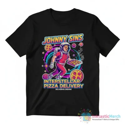 "Johnny Sins Pizza Delivery Stickers " Essential T-Shirt for Sale by Sins - High Quality Printed T-Shirt