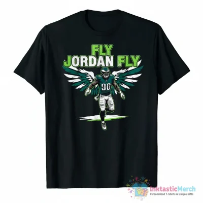 Jordan Davis Philadelphia Eagles Fly Jordan Fly Shirt - High Quality Printed T-Shirt
