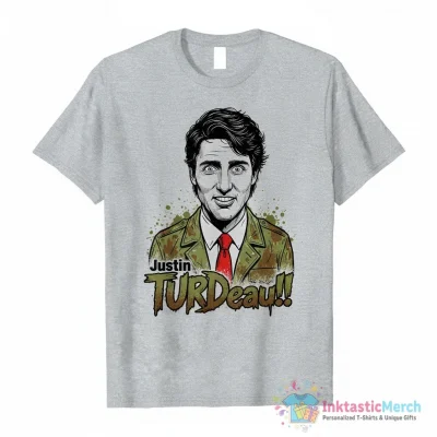 "Justin TURDeau!!" Essential T-Shirt for Sale by cartoonistguy - High Quality Printed T-Shirt