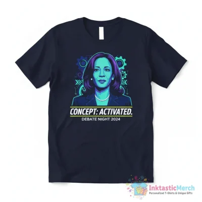 Kamala Harris debate night 2024 I have concept of a plan shirt - High Quality Printed T-Shirt