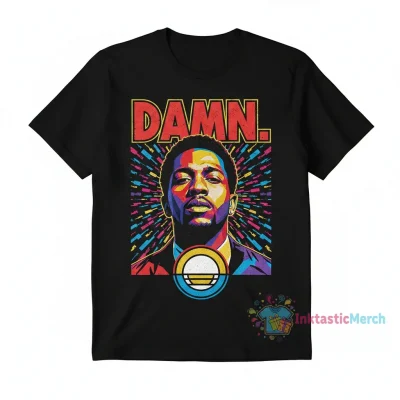 Kendrick Lamar DAMN. Hip Hop Rap Legend T-Shirt | Iconic Music Fan Apparel