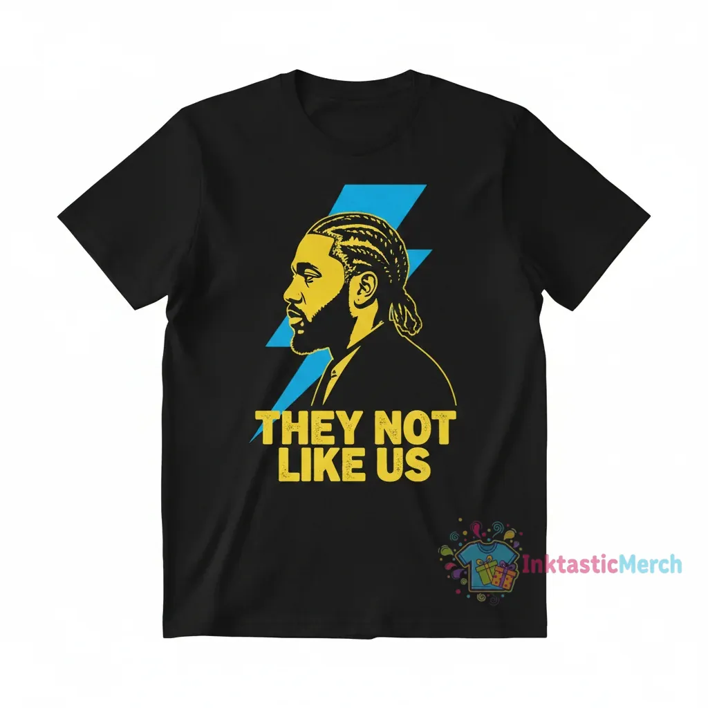 Kendrick Lamar "They Not Like Us" T-Shirt 1 Kendrick Lamar "They Not Like Us" T-Shirt