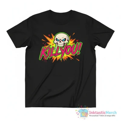 "KILLYOU!" Essential T-Shirt for Sale by conchquerer - High Quality Printed T-Shirt