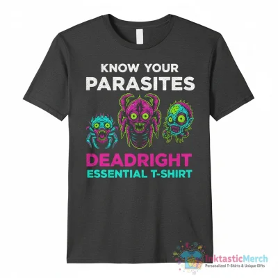 "Know Your Parasites" Essential T-Shirt for Sale by DeadRight - High Quality Printed T-Shirt