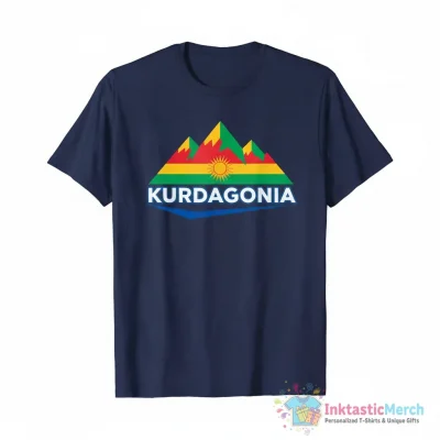 "Kurdagonia - Kurdistan flag" Essential T-Shirt for Sale by Jonathanr76 - High Quality Printed T-Shirt