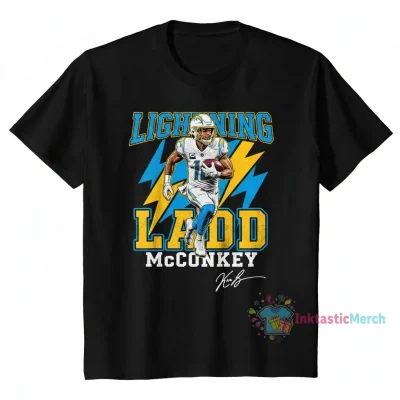 Ladd McConkey Chargers Signature Tee