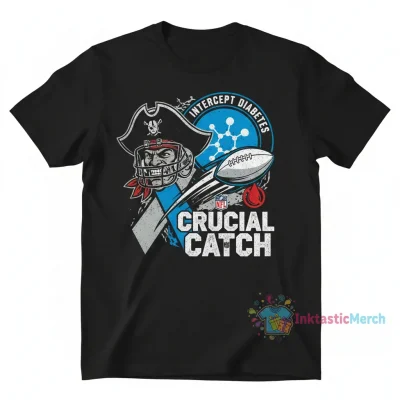 Las Vegas Raiders Crucial Catch Intercept Diabetes NFL Logo Shirt