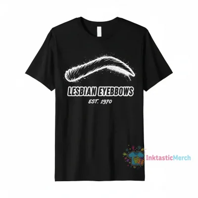 Lesbian Eyebrows - Black & White Edition Essential T-Shirt