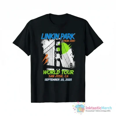Linkin Park From Zero world tour San Jose CA shirt - High Quality Printed T-Shirt