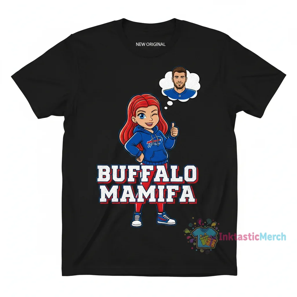 Lizzie McGuire Buffalo Bills Mamifa Josh Allen Football Fan T-Shirt 1 Lizzie McGuire Buffalo Bills Mamifa Josh Allen Football Fan T-Shirt