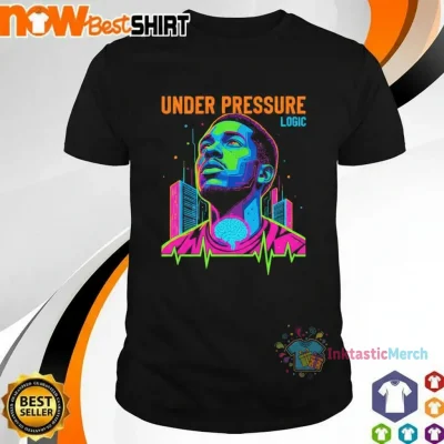 Logic Under Pressure Album Take a Closer Look T-Shirt | Official Merch