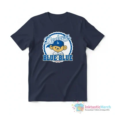 Los Angeles Dodgers x Labubu LA Blue Blue shirt - High Quality Printed T-Shirt