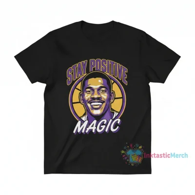 Magic Johnson Stay Positive T-Shirt