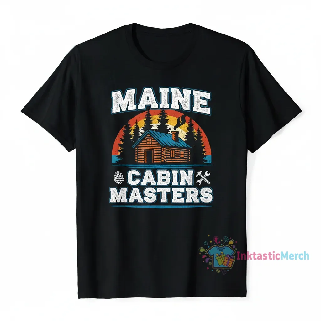 Maine Cabin Masters Essential T-Shirt 1 Maine Cabin Masters Essential T-Shirt